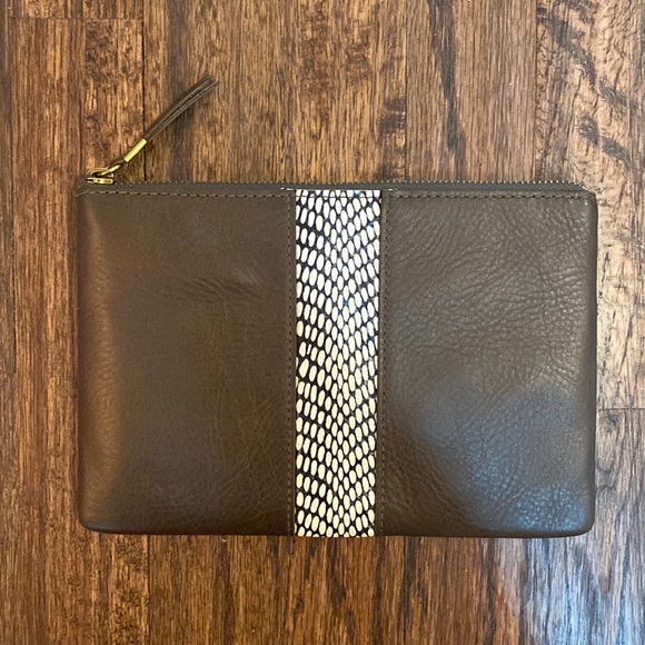 Madewell leather zip pouch - Picture 1 of 3